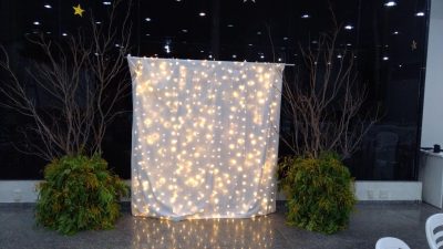Alquiler de Iluminación para Eventos | Cortinas de luz LED nocturnas